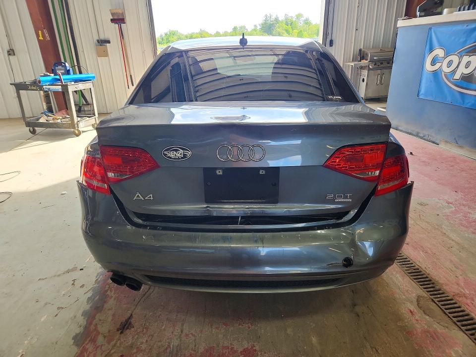 2012 Audi A4 VIN WAUFFAFL8CN014460 COPART salvage auction — REAR END, PA - CERT OF SALV-R=RECONSTRUCTED, sold $175 on 2026-07-27 (photo 6)