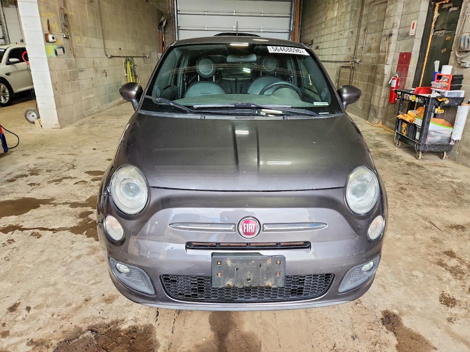 2015 Fiat 500 VIN 3C3CFFBR6FT582003 COPART salvage auction — MECHANICAL, Mn - Certificate Of Title, sold $525 on 2026-08-11 (photo 5)