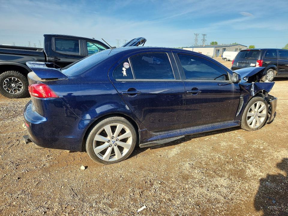 2014 Mitsubishi Lancer VIN JA32U8FW6EU020730 COPART salvage auction — FRONT END, Il - Salvage Certificate, sold $275 on 2026-07-16 (photo 3)