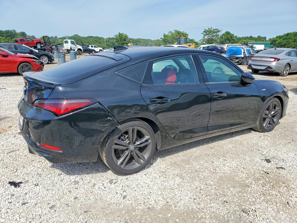 2024 Acura Integra VIN 19UDE4H3XRA009872 COPART salvage auction — REAR END, Md - Cert Of Salvage > 75% Damage, sold $11,200 on 2026-09-01 (photo 3)