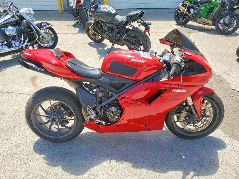 2010 Ducati 1198 VIN ZDM1XBLW9AB026490 COPART salvage auction — FRONT END, Mi - Certificate Of Title, sold $3,650 on 2026-07-21 (photo 1)