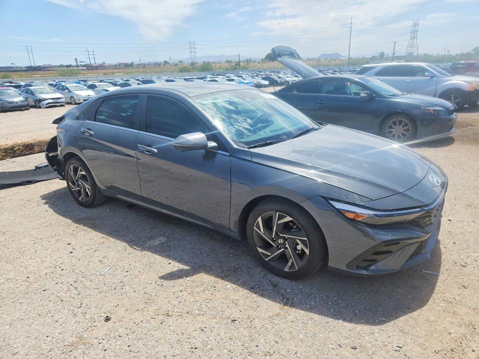2024 Hyundai Elantra VIN KMHLP4DG8RU831416 COPART salvage auction — REAR END, Az - Cert Of Title - Salvage, sold $7,600 on 2026-07-31 (photo 4)