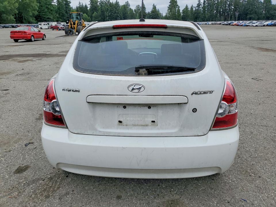 2009 Hyundai Accent VIN KMHCN36C29U134642 COPART salvage auction — MINOR DENT/SCRATCHES, Wa - Vehicle Cert Of Ownership-Titl, sold $275 on 2026-07-27 (photo 6)