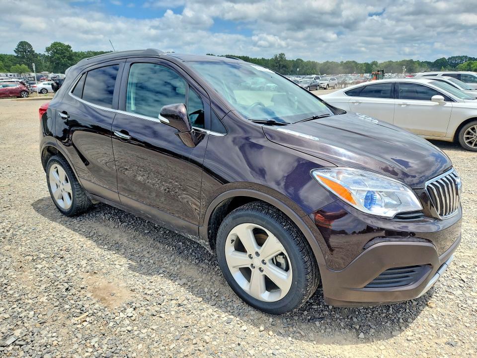 2015 Buick Encore VIN KL4CJASB8FB254593 COPART salvage auction — HAIL, AR - CERT OF TITLE-SALVAGE, sold $2,750 on 2026-07-13 (photo 4)