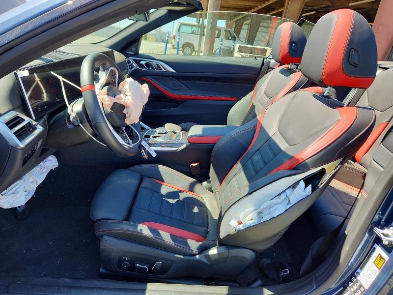 2025 BMW M440i VIN WBA73DB02SCU00148 COPART salvage auction — FRONT END, Ca - Salvage Certificate, sold $14,600 on 2026-07-09 (photo 7)