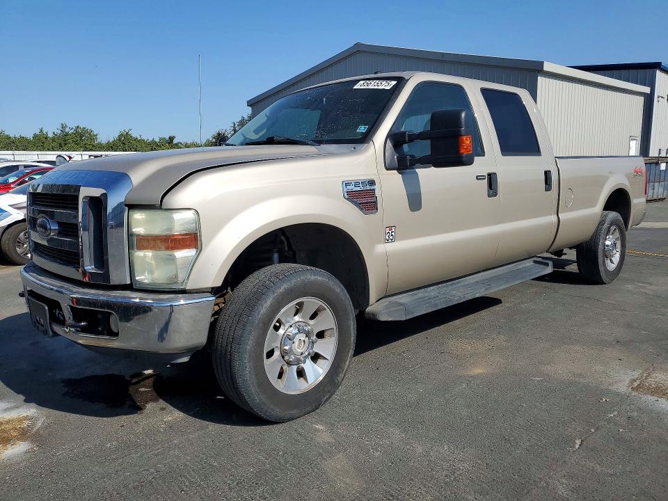 2008 Ford F-250 super duty VIN 1FTSW21R08EA90023 COPART salvage auction — REAR END, Ca - Salvage Certificate, sold $1,050 on 2026-07-09 (photo 1)