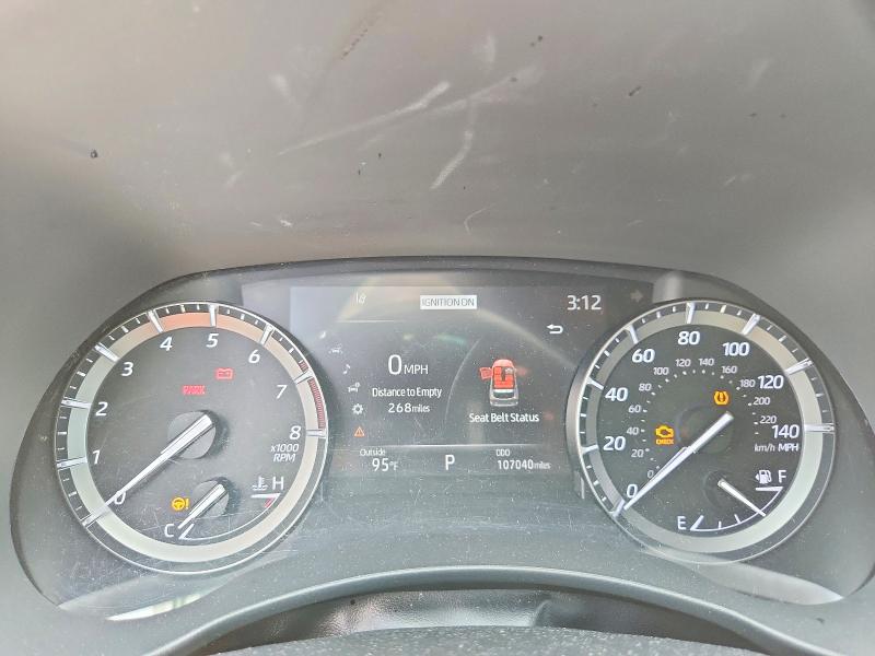 2021 Toyota Highlander VIN 5TDLZRAH5MS031954 COPART salvage auction — FRONT END, Tx - Salvage Vehicle Title, sold $70 on 2026-07-30 (photo 9)