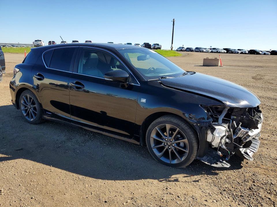 2012 Lexus Ct VIN JTHKD5BH1C2063094 COPART salvage auction — FRONT END, Ab - Bos - Salvage, sold $2,550 on 2026-07-28 (photo 4)
