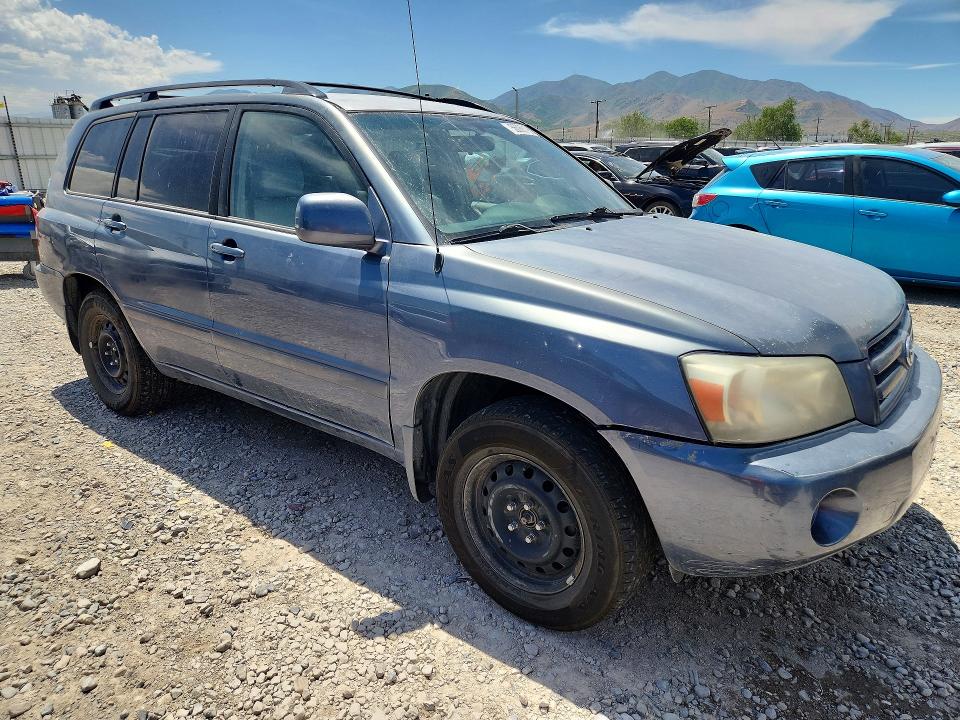 2005 Toyota Highlander VIN JTEDP21A850084992 COPART salvage auction — MECHANICAL, Ut - Certificate Of Title, sold $450 on 2026-07-17 (photo 4)