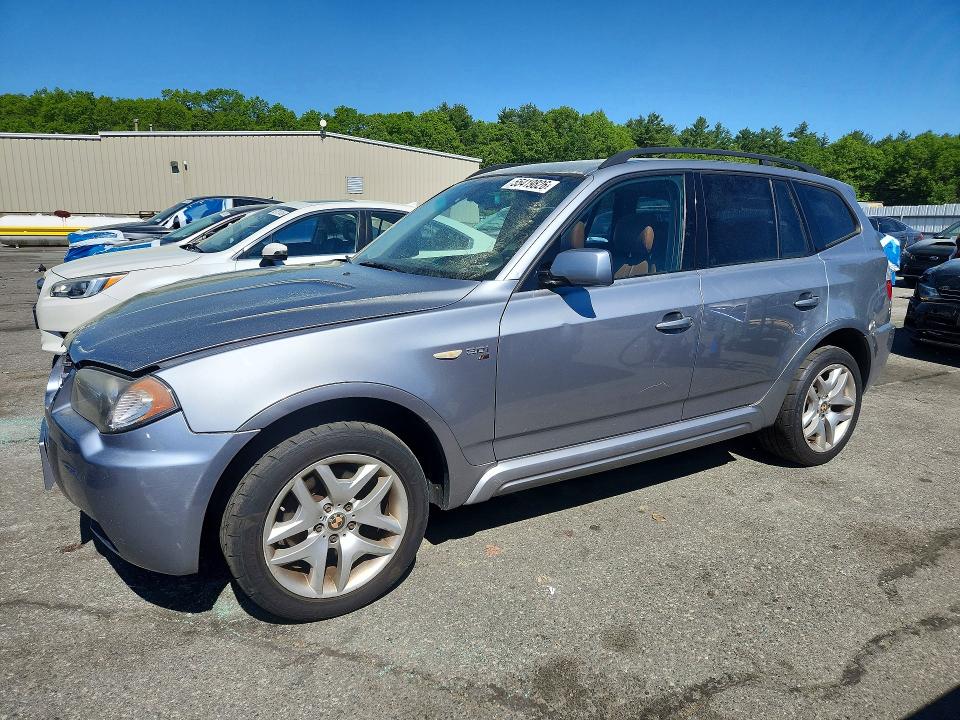 2006 BMW X3 VIN WBXPA93496WG81317 COPART salvage auction — FRONT END, Ri - Salvage Certificate Of Title, sold $425 on 2026-07-07 (photo 1)