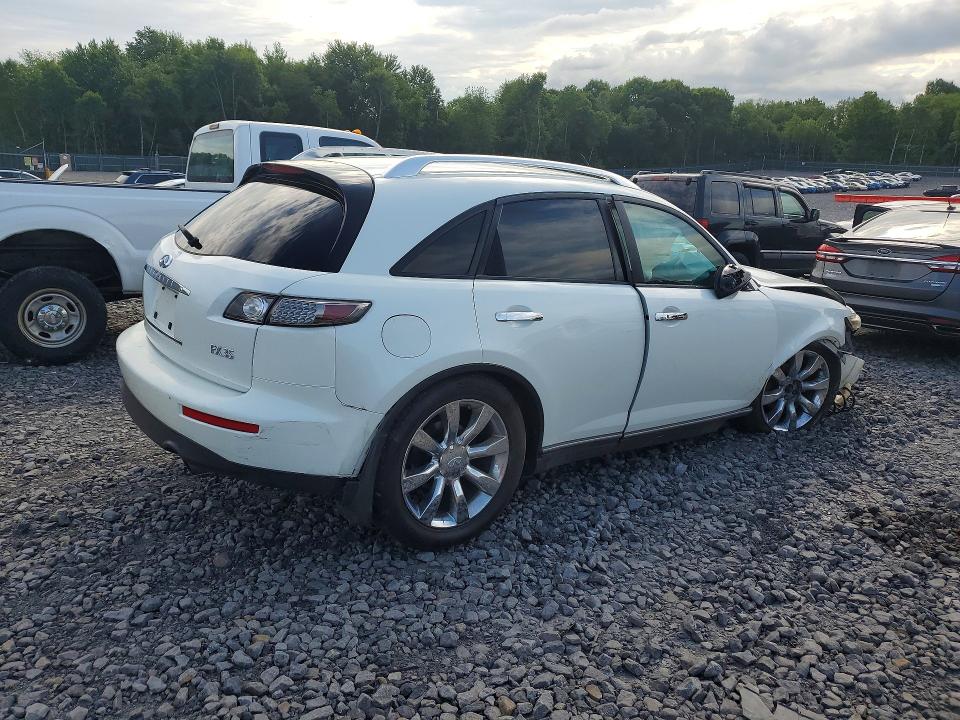 2005 Infiniti Fx VIN JNRAS08WX5X207338 COPART salvage auction — FRONT END, Pa - Certificate Of Salvage, sold $2 on 2026-07-29 (photo 3)