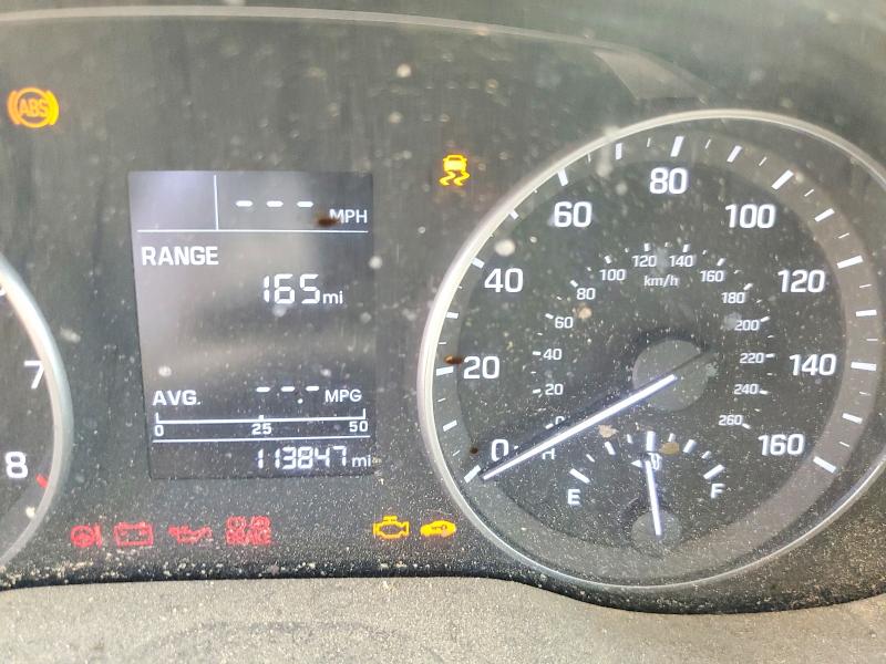 2017 Hyundai Elantra VIN KMHD84LF9HU410006 COPART salvage auction — HAIL, Tx - Cert Of Title-Rebuilt Salvage (P), sold $1,650 on 2026-07-09 (photo 9)