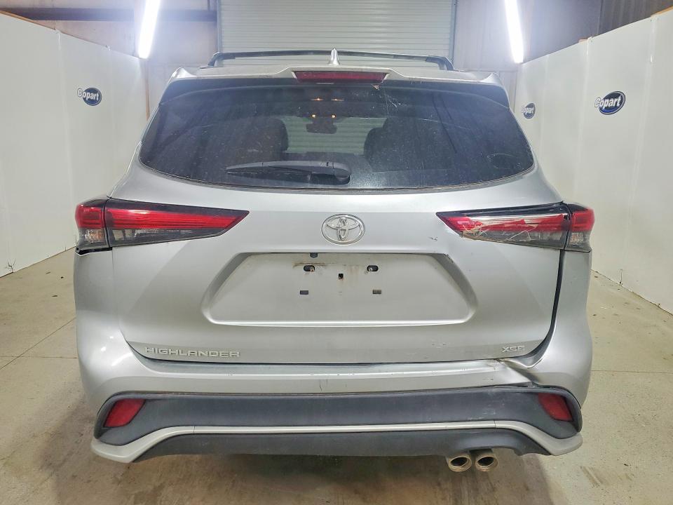 2021 Toyota Highlander VIN 5TDJZRAH2MS059718 COPART salvage auction — REAR END, LA - CERTIFICATE OF TITLE, sold $15,500 on 2026-07-30 (photo 6)