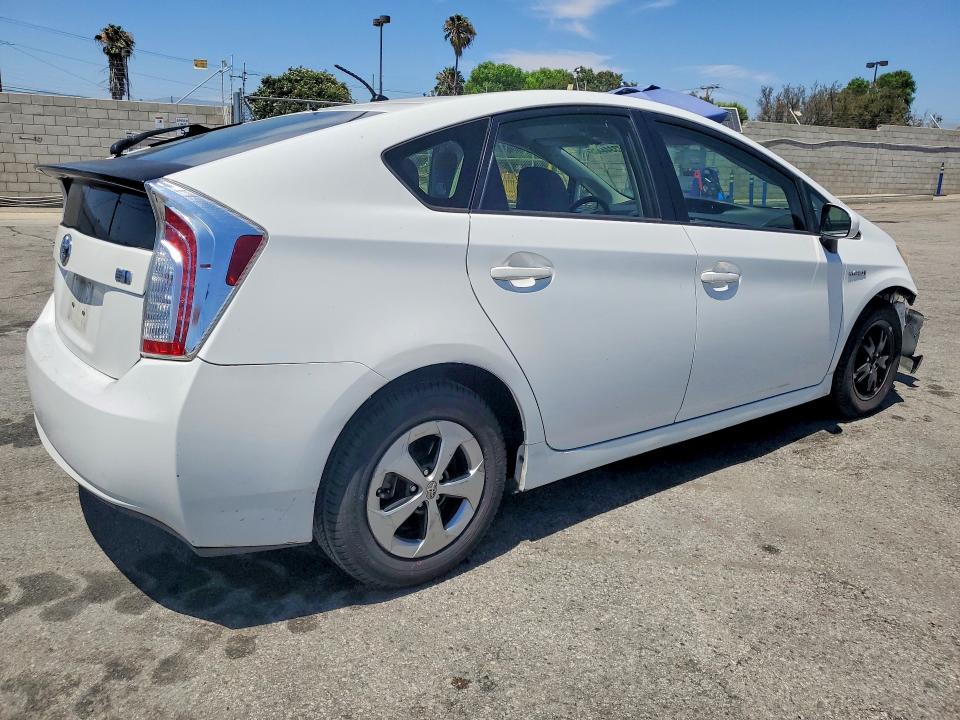 2013 Toyota Prius VIN JTDKN3DU0D1625667 COPART salvage auction — FRONT END, Ca - Salvage Certificate, sold $2,750 on 2026-07-16 (photo 3)