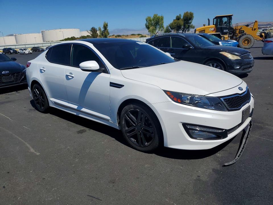 2013 Kia VIN 5XXGR4A61DG234103 COPART salvage auction — FRONT END, Ca - Salvage Certificate, sold $1,950 on 2026-07-13 (photo 4)