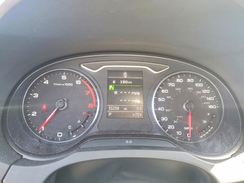 2015 Audi A3 VIN WAUEFGFFXF1030387 COPART salvage auction — FRONT END, Ca - Salvage Certificate, sold $550 on 2026-07-29 (photo 9)