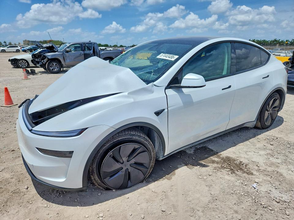 2026 Tesla VIN 7SAYGDED1TA474532 COPART salvage auction — FRONT END, Fl - Cert Of Title Slvg Rebuildable, sold $4,100 on 2026-07-29 (photo 1)