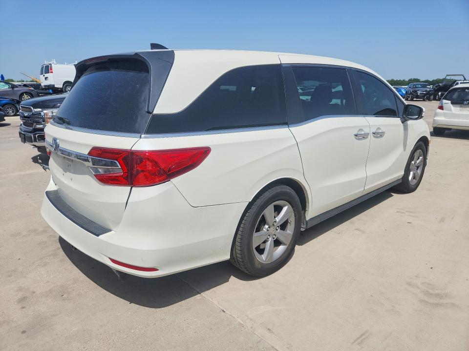 2018 Honda Odyssey VIN 5FNRL6H77JB022504 COPART salvage auction — REAR END, Tx - Salvage Vehicle Title, sold $7,200 on 2026-07-30 (photo 3)