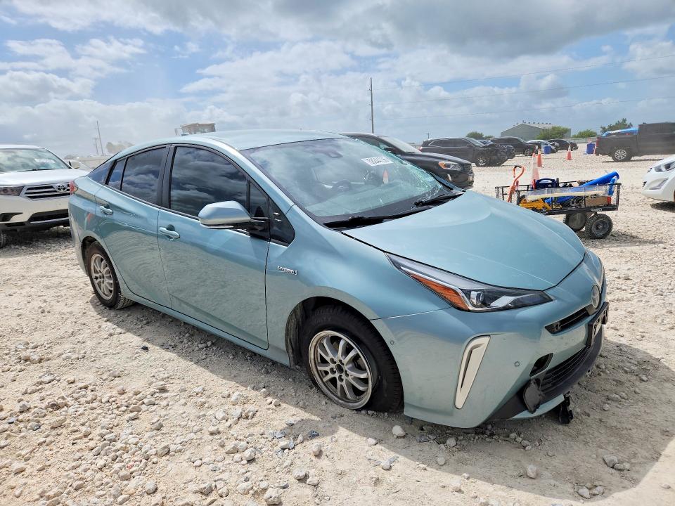 2020 Toyota VIN JTDL9RFU0L3019393 COPART salvage auction — SIDE, TX - SALVAGE VEHICLE TITLE, sold $1,350 on 2026-07-23 (photo 4)