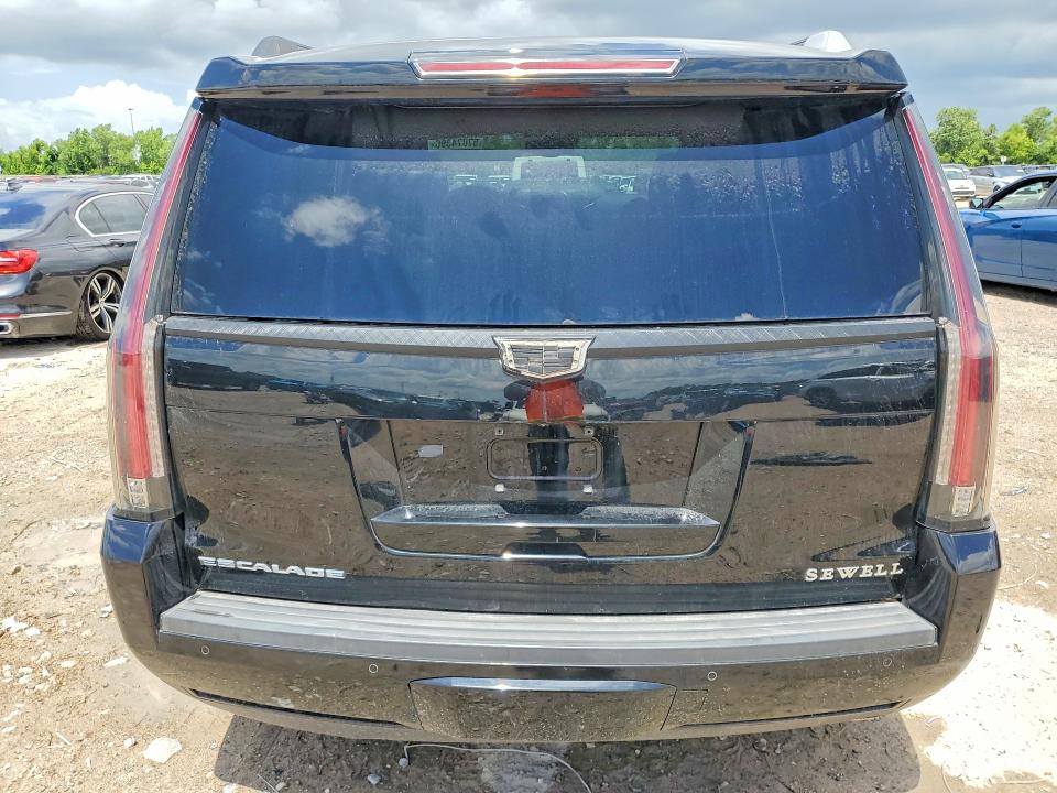 2016 Cadillac Escalade VIN 1GYS3BKJ1GR102084 COPART salvage auction — VANDALISM, Tx - Cert Of Title-Rebuilt Salvage, sold $11,100 on 2026-07-02 (photo 6)