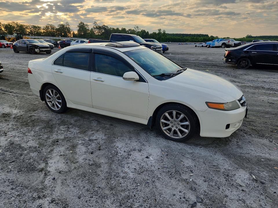 2007 Acura Tsx VIN JH4CL96977C013298 COPART salvage auction — REAR END, Sc - Cert Of Title-Salvage, sold $650 on 2026-07-15 (photo 4)