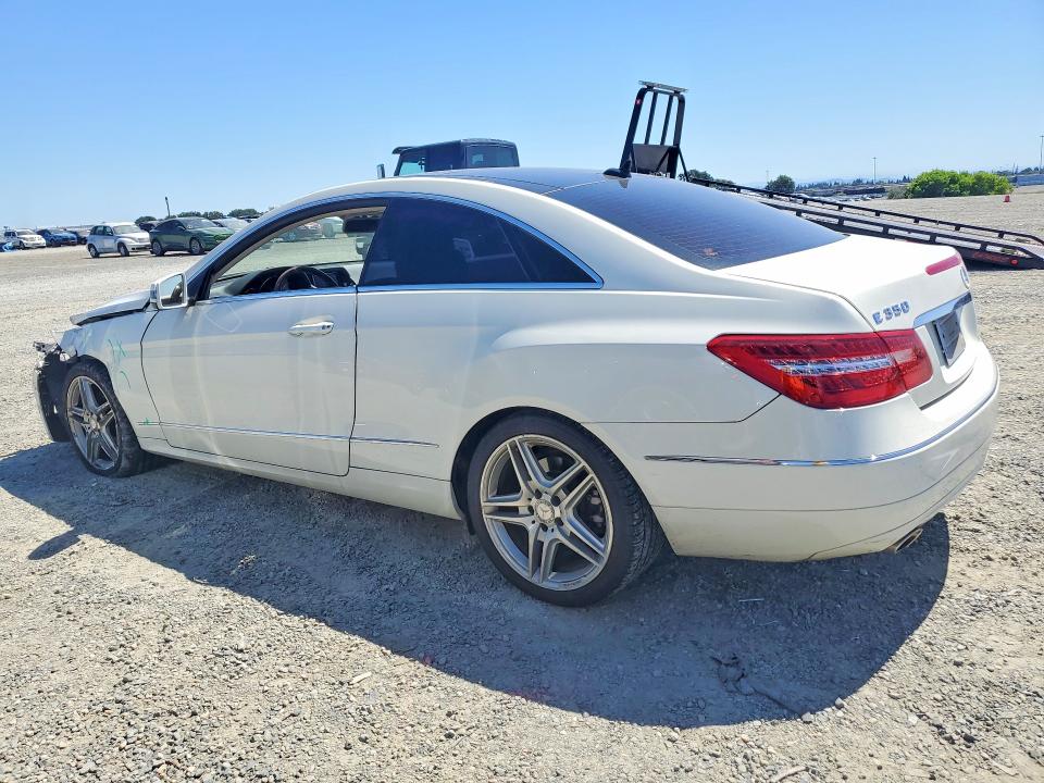 2012 Mercedes-benz E-klasse VIN WDDKJ5KB2CF168523 COPART salvage auction — FRONT END, Ca - Salvage Certificate, sold $1,150 on 2026-07-21 (photo 2)