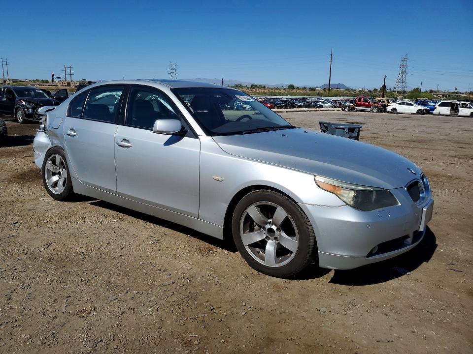 2004 BMW 5er VIN WBANA53544B846632 COPART salvage auction — REAR END, Az - Cert Of Title - Salvage, sold $175 on 2026-07-17 (photo 4)