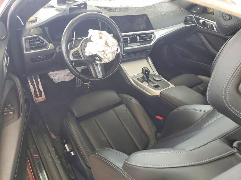 2022 BMW M4 VIN WBA83AP02NCH72317 COPART salvage auction — FRONT END, Ga - Cert Of Title-Salvage, sold $300 on 2026-07-30 (photo 8)