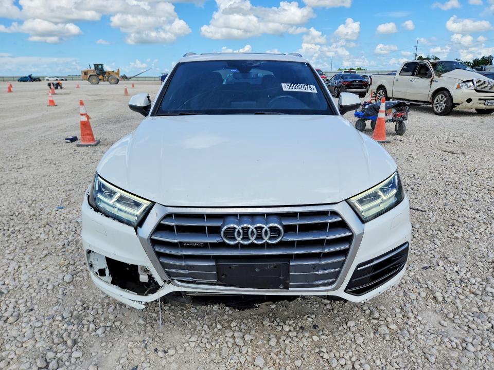 2018 Audi Q5 VIN WA1BNAFY2J2211312 COPART salvage auction — FRONT END, TX - SALVAGE VEHICLE TITLE (P), sold $8,000 on 2026-07-16 (photo 5)