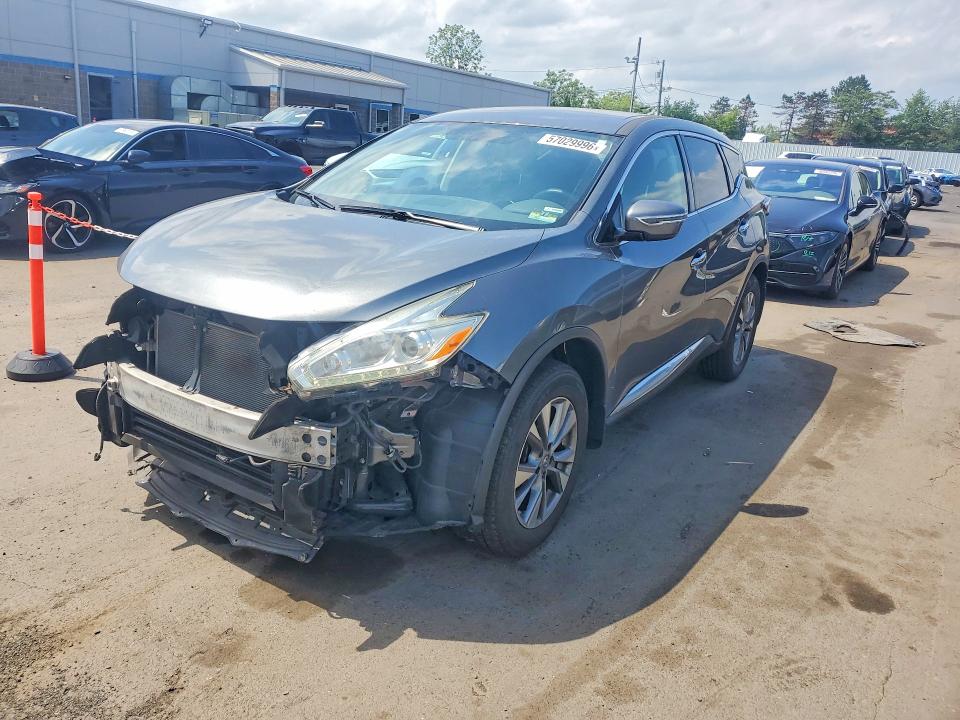 2016 Nissan VIN 5N1AZ2MH5GN153374 COPART salvage auction — FRONT END, Ct - Cert Of Title-Salvage, sold $1,250 on 2026-07-31 (photo 1)
