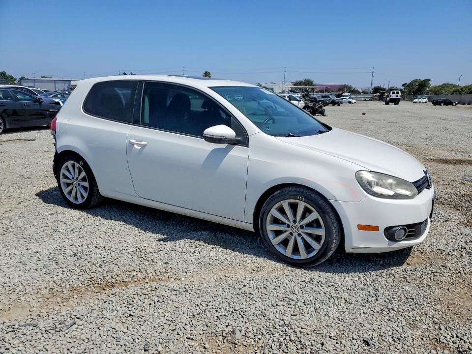 2012 Volkswagen Golf VIN WVWBM7AJ4CW268340 COPART salvage auction — REAR END, Ca - Salvage Certificate, sold $1,550 on 2026-07-02 (photo 4)