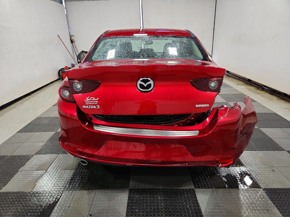 2025 Mazda 3 VIN 3MZBPABM7SM470792 COPART salvage auction — REAR END, Nc - Dlr Only-Clean/Over 25% Damage, sold $6,100 on 2026-07-02 (photo 6)
