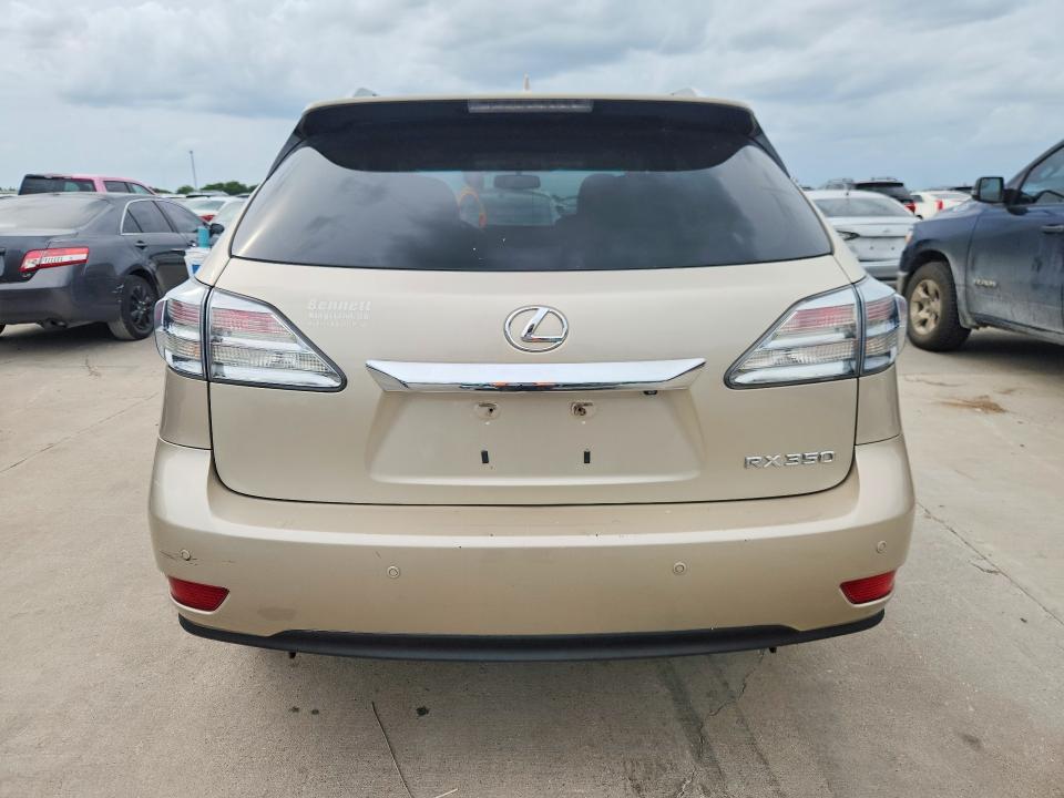 2012 Lexus Rx VIN 2T2BK1BA7CC150014 COPART salvage auction — FRONT END, Va - Certificate Of Title, sold $4,250 on 2026-07-02 (photo 6)