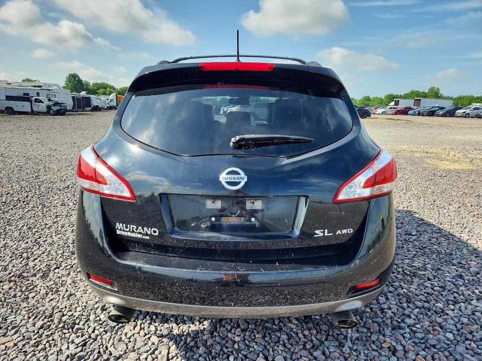 2014 Nissan Murano VIN JN8AZ1MWXEW512467 COPART salvage auction — FRONT END, In - Certificate Of Title, sold $575 on 2026-07-28 (photo 6)