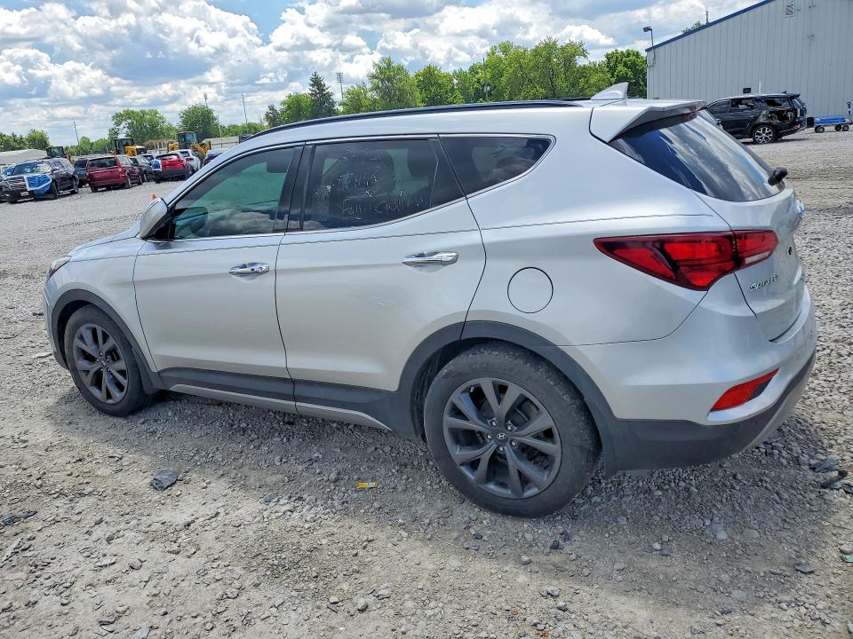 2017 Hyundai Santa fe VIN 5XYZWDLA6HG501675 COPART salvage auction — REAR END, Wv - Certificate Of Title, sold $4,250 on 2026-07-07 (photo 2)