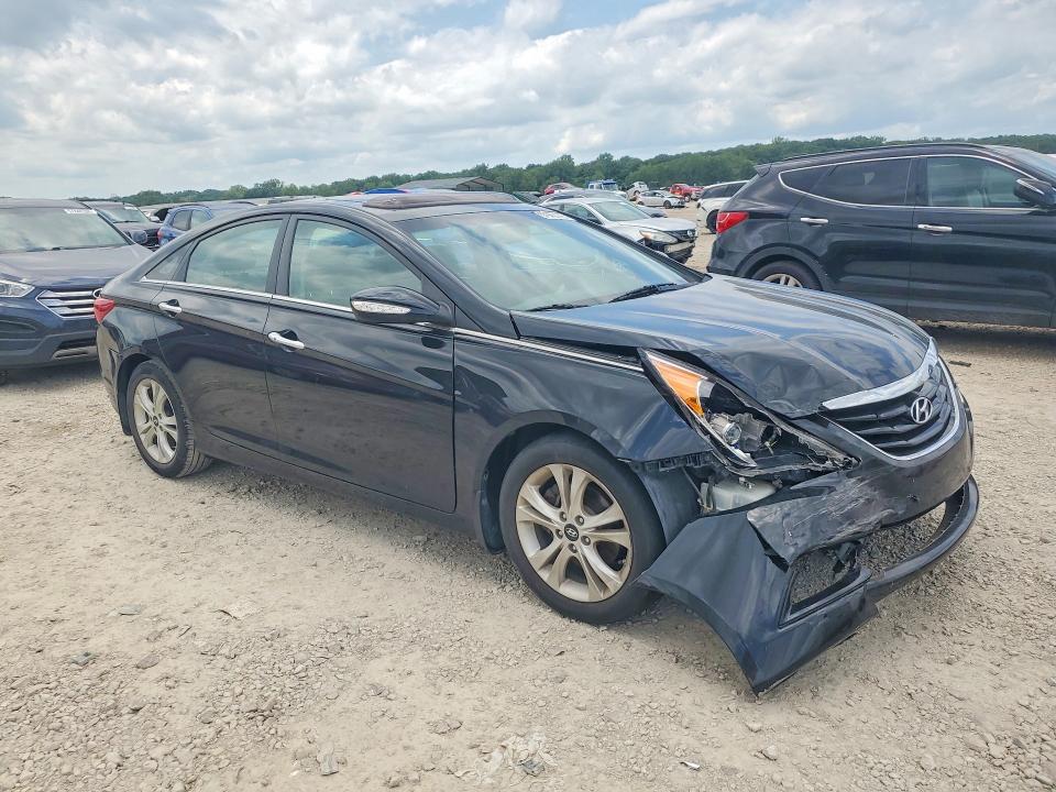 2013 Hyundai Sonata VIN 5NPEC4AC4DH637981 COPART salvage auction — FRONT END, Ks - Cert Of Title-Salvage, sold $550 on 2026-07-09 (photo 4)