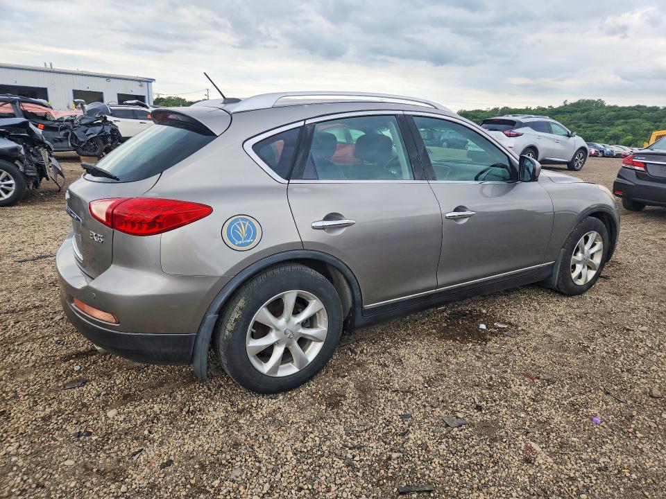 2010 Infiniti Ex VIN JN1AJ0HR6AM751847 COPART salvage auction — FRONT END, Il - Salvage Certificate, sold $975 on 2026-07-31 (photo 3)
