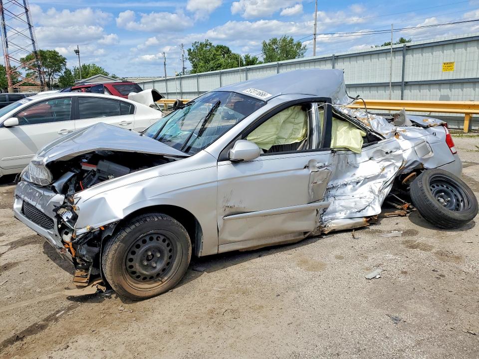 2009 Kia VIN KNAFE221595646063 COPART salvage auction — ALL OVER, In - Cert Of Title-Salvage Title, sold $250 on 2026-07-06 (photo 1)