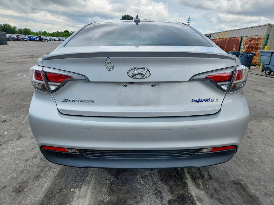 2016 Hyundai Sonata VIN KMHE24L17GA042032 COPART salvage auction — FRONT END, FL - CERT OF TITLE SLVG REBUILDABLE, sold $10 on 2026-07-28 (photo 6)