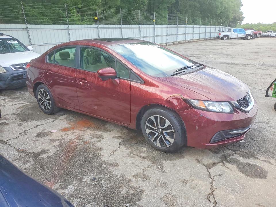2014 Honda Civic VIN 19XFB2F88EE033999 COPART salvage auction — FRONT END, GA - CERTIFICATE OF TITLE, sold $1,650 on 2026-07-02 (photo 4)
