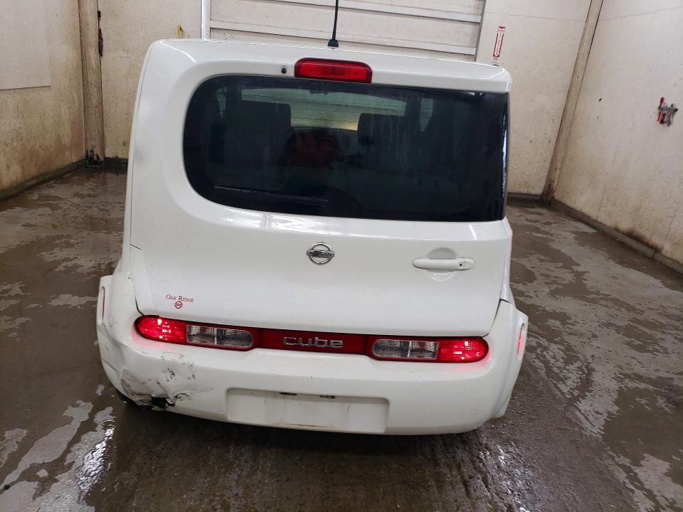 2012 Nissan Cube VIN JN8AZ2KR1CT255703 COPART salvage auction — REAR END, Tn - Salvage Certificate, sold $600 on 2026-07-21 (photo 6)