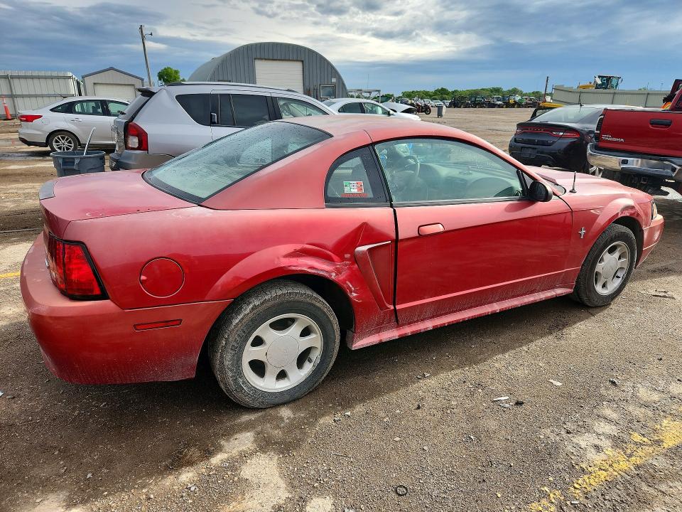 2000 Ford Mustang VIN 1FAFP4045YF103087 COPART salvage auction — REAR END, Ks - Cert Of Title-Salvage, sold $375 on 2026-07-08 (photo 3)