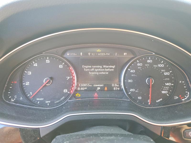 2018 Audi Q7 VIN WA1LABF73JD048946 COPART salvage auction — MINOR DENT/SCRATCHES, MA - CERTIFICATE OF TITLE, sold $3,100 on 2026-07-02 (photo 9)