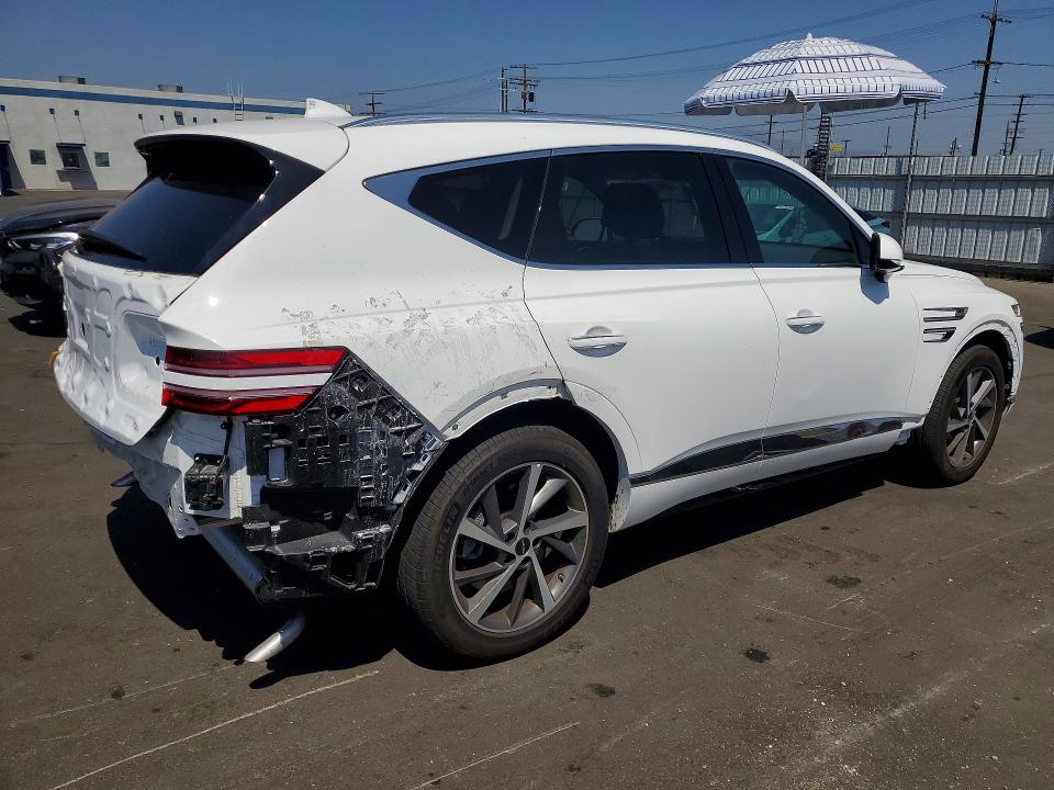 2025 Genesis VIN KMUHGESB3SU272884 COPART salvage auction — REAR END, Ca - Salvage Certificate, sold $21,800 on 2026-07-20 (photo 3)
