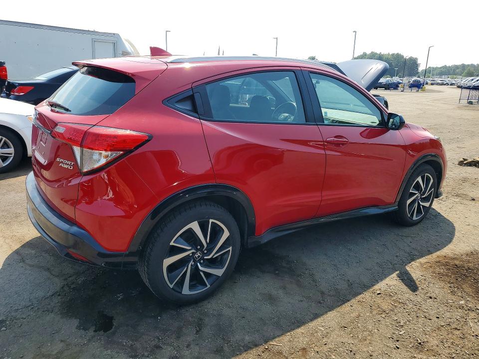 2019 Honda Hr-v VIN 3CZRU6H13KG729260 COPART salvage auction — MINOR DENT/SCRATCHES, Nh - Certificate Of Title, sold $4,950 on 2026-07-03 (photo 3)