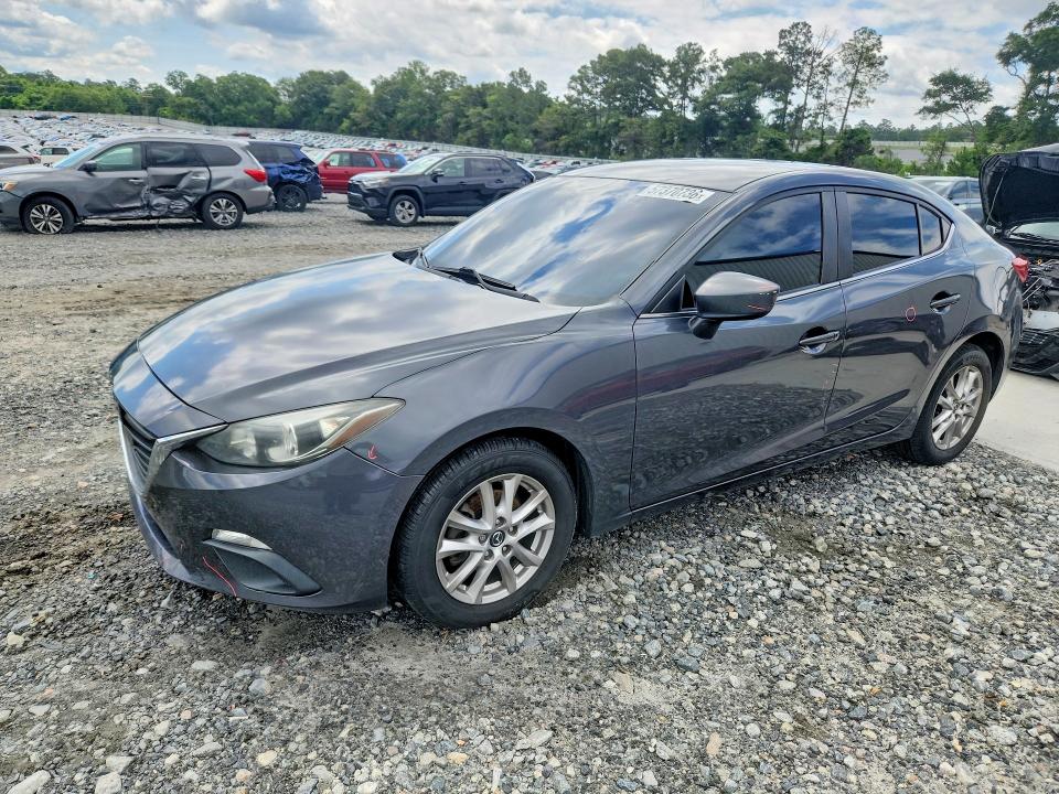 2016 Mazda 3 VIN JM1BM1U76G1339120 COPART salvage auction — REAR END, Ga - Cert Of Title-Salvage, sold $1,950 on 2026-07-30 (photo 1)