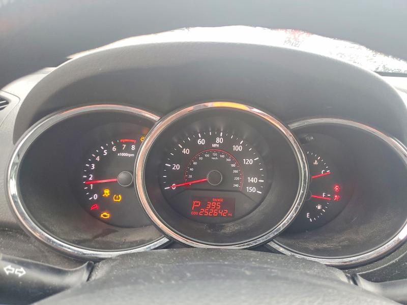 2011 Kia Sorento VIN 5XYKT4A25BG122941 COPART salvage auction — FRONT END, Mo - Salvage Certificate Of Title, sold $525 on 2026-07-07 (photo 9)