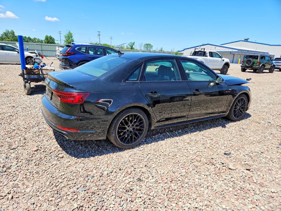 2019 Audi A4 VIN WAUENAF43KA109151 COPART salvage auction — FRONT END, Ny - Mv-907A Salvage Certificate, sold $4,450 on 2026-07-22 (photo 3)