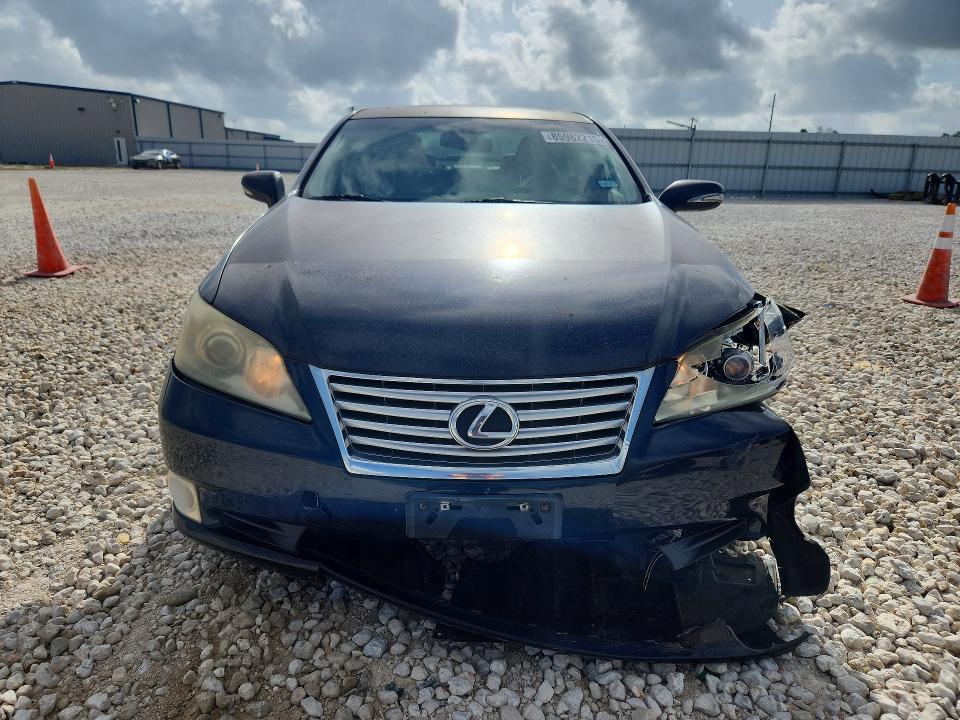 2010 Lexus ES VIN JTHBK1EGXA2365966 COPART salvage auction — FRONT END, Tx - Salvage Vehicle Title, sold $250 on 2026-07-30 (photo 5)
