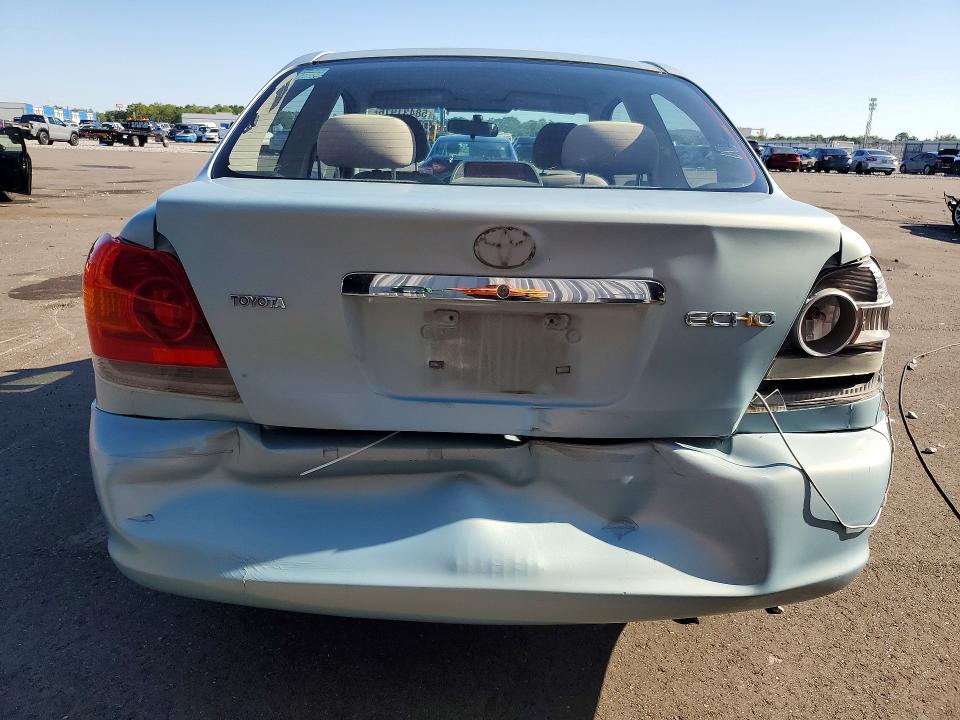 2003 Toyota Echo VIN JTDAT123430281393 COPART salvage auction — REAR END, Fl - Cert Of Title Slvg Rebuildable, sold $700 on 2026-07-06 (photo 6)